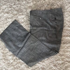 Dark gray classic fit pants from the Limited